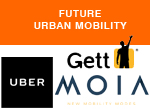 Car hailing services urban mobility uber gett moia