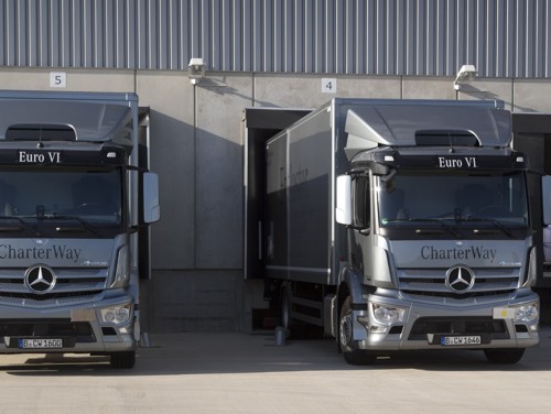 Mercedes Trucks silver 2012