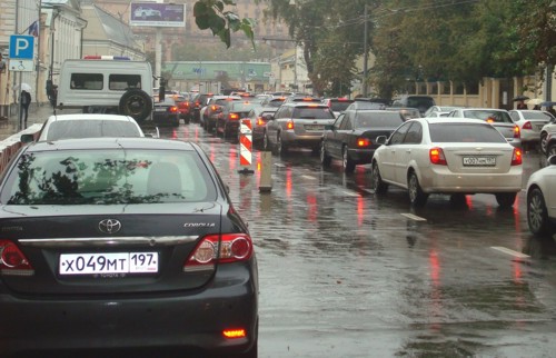 Moscow traffic Dasha