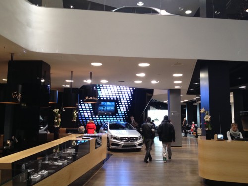 Mercedes showroom Berlin