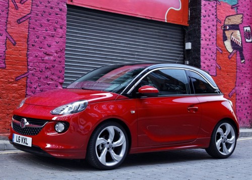 Vauxhall/Opel Adam red spray paint