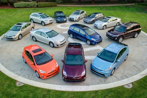 Toyota/Lexus 2013MY hybrid range