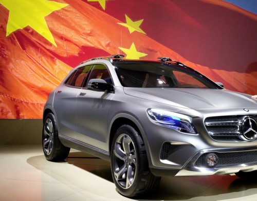 Mercedes GLA concept crossover China 2013