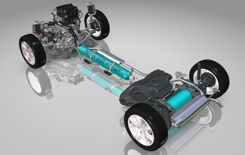 Peugeot HYbrid Air diagram