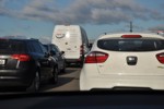 Frankfurt Motorway traffic jam 2013