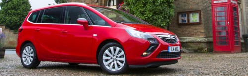 Opel Vauxhall Zafira Tourer UK red