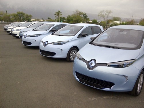 Renault ZOE blue 2013 ready to go