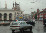 Lada Moscow traffic rain 2013