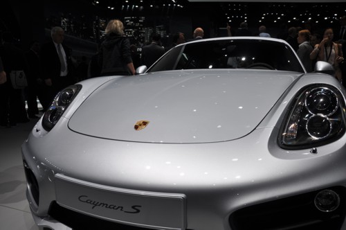 Porsche Cayman S Frankfurt stand 2013 IAA