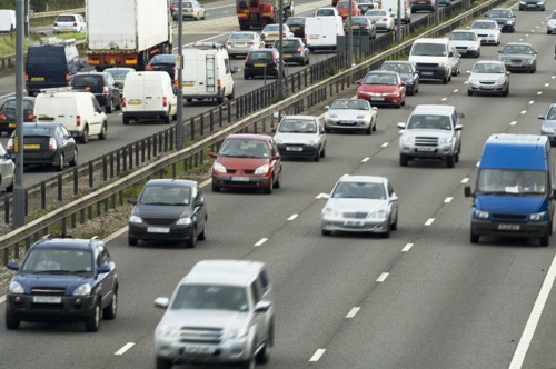 UK motorway traffic 2013