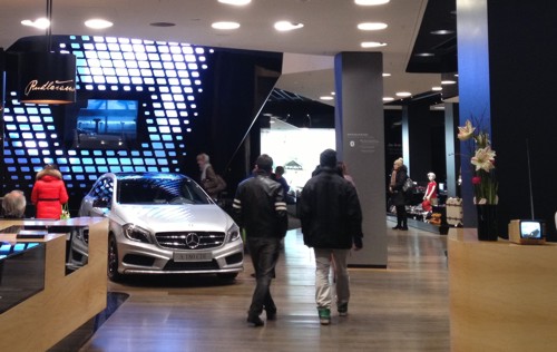 Mercedes dealership Berlin A-Class 2013