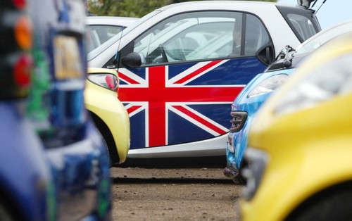 UK Smart traffic Union Jack