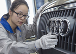 Audi China production 2013 grill and badge
