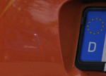 German number plate D Berlin