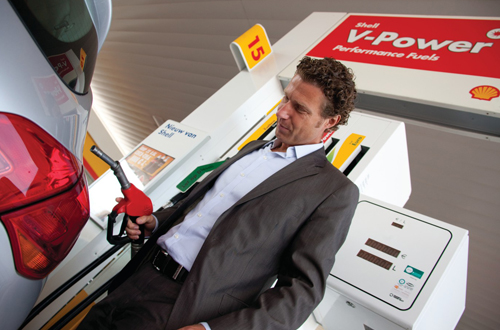 Shell fuel pump Netherlands