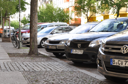 Berlin street scene traffic 2014