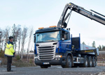 Scania crane truck over 16t GVW