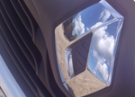 Renault badge Trafic sky clouds