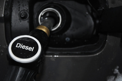 Diesel pump Aral station