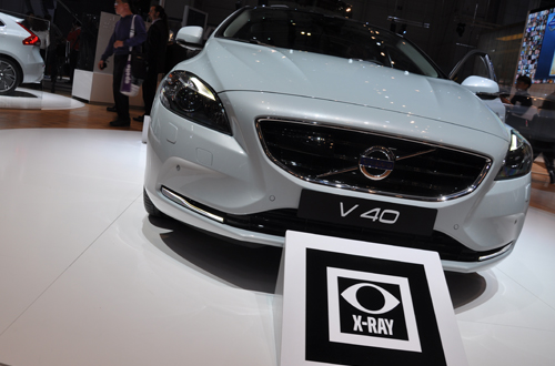 Volvo cars Geneva stand xray