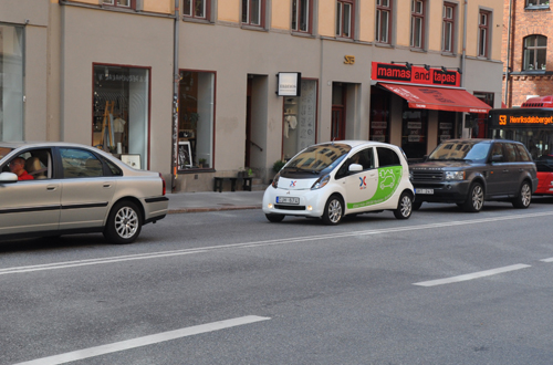Sweden Stockholm electric car 