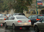 Moscow traffic 2014 rain rush hour