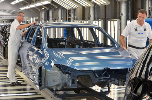 VW production Zwickau Germany