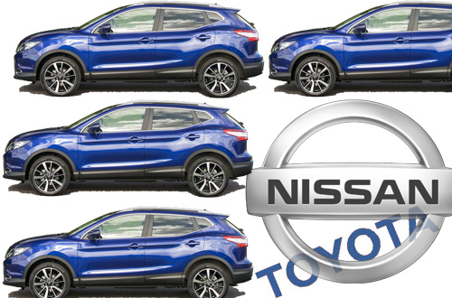 Nissan about to topple Toyota in Europr Nissan Qashqai Crossover
