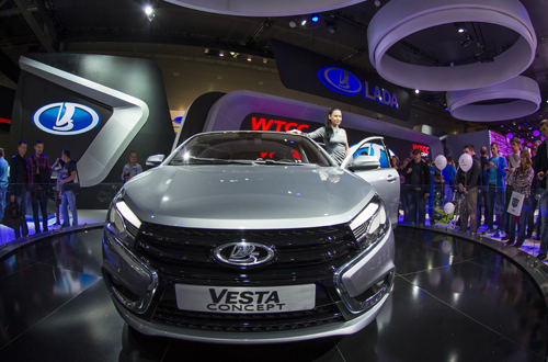 Lada Vesta concept Moscow Russia