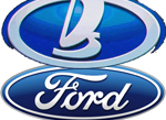 Lada and Ford badge