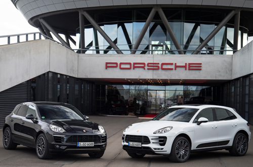 Porsche Macan Leipzig test track 2014