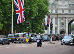 London The Mall traffic Summer 2014