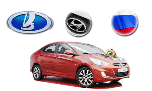 Hyundai Lada Russia car sales June 2015