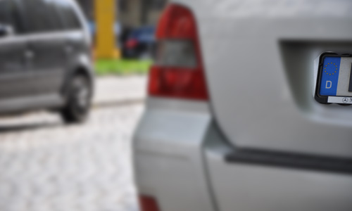 Berlin traffic Mercedes GLK August 2015