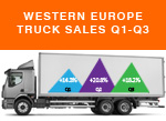 West European Truck sales small Q1-Q3 2015