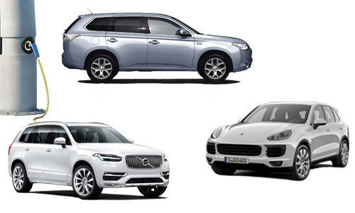 SUV PHEV plug-in hybrids 2016 Europe