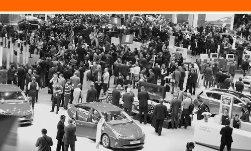 Geneva Motorshow 2016 crowds Toyota