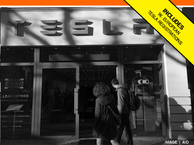 Tesla car dealer Berlin 2016