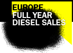 Europe full year diesel car sales